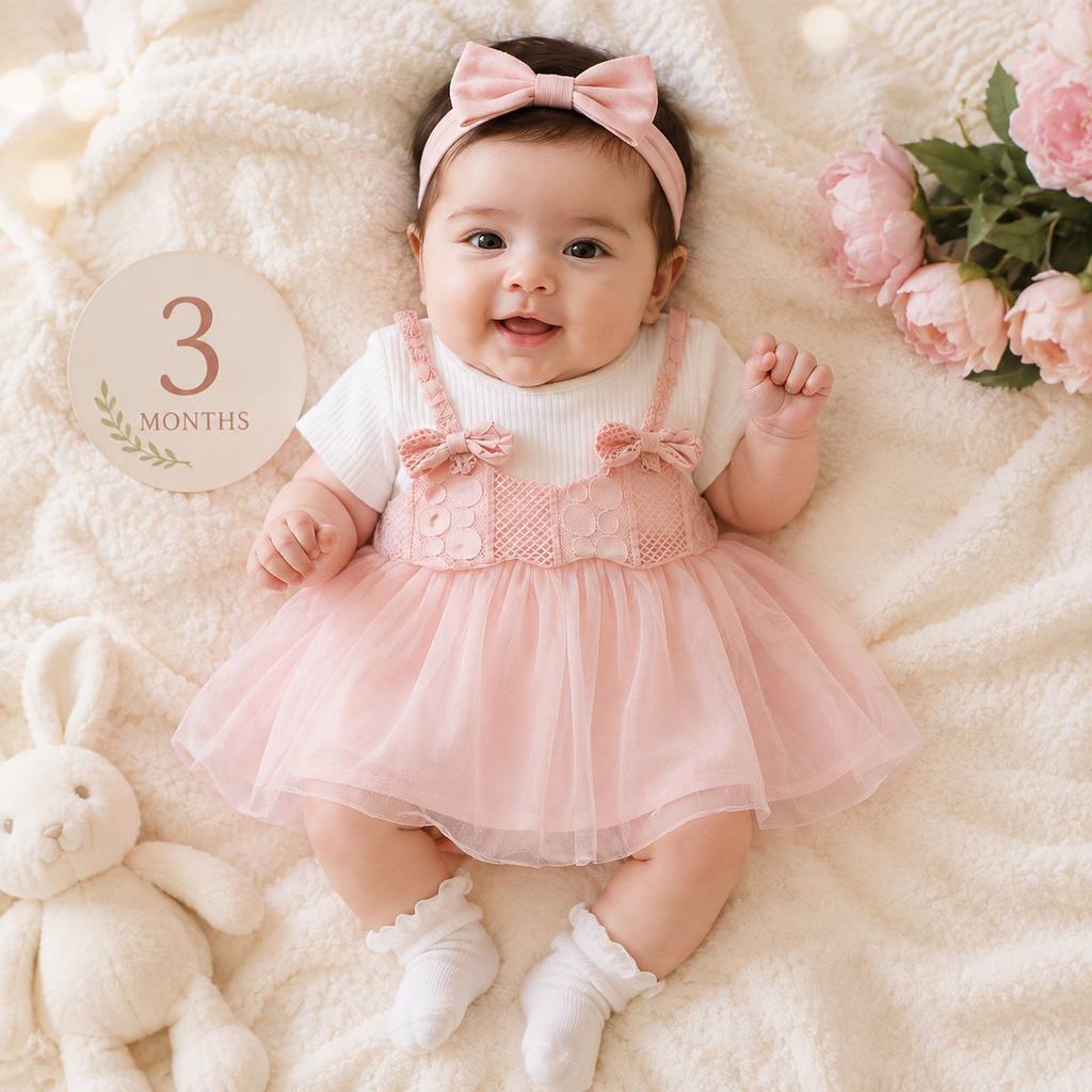 Blush Pink Baby Dress – Soft & Elegant Everyday Dress