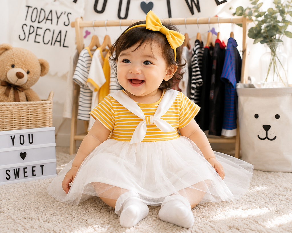 Blush Pink Baby Dress – Soft & Elegant Everyday Dress