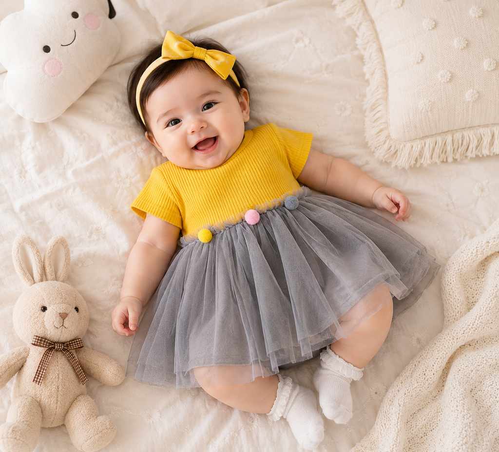 Blush Pink Baby Dress – Soft & Elegant Everyday Dress