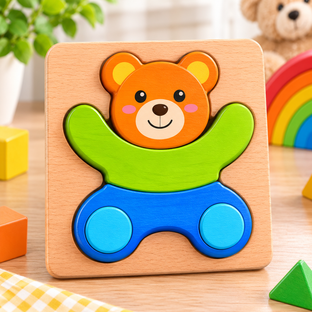 children's wooden puzzle toys