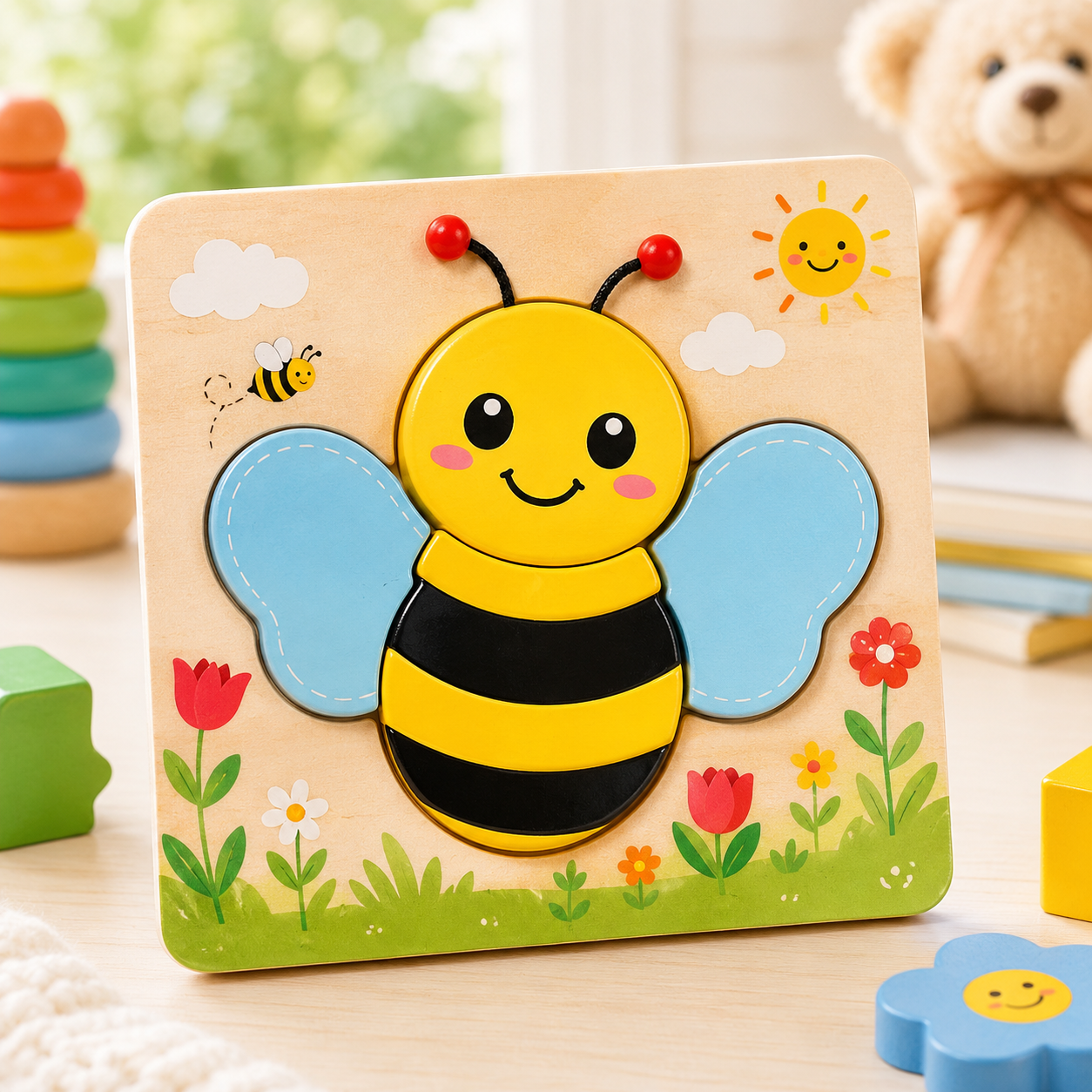 children's wooden puzzle toys