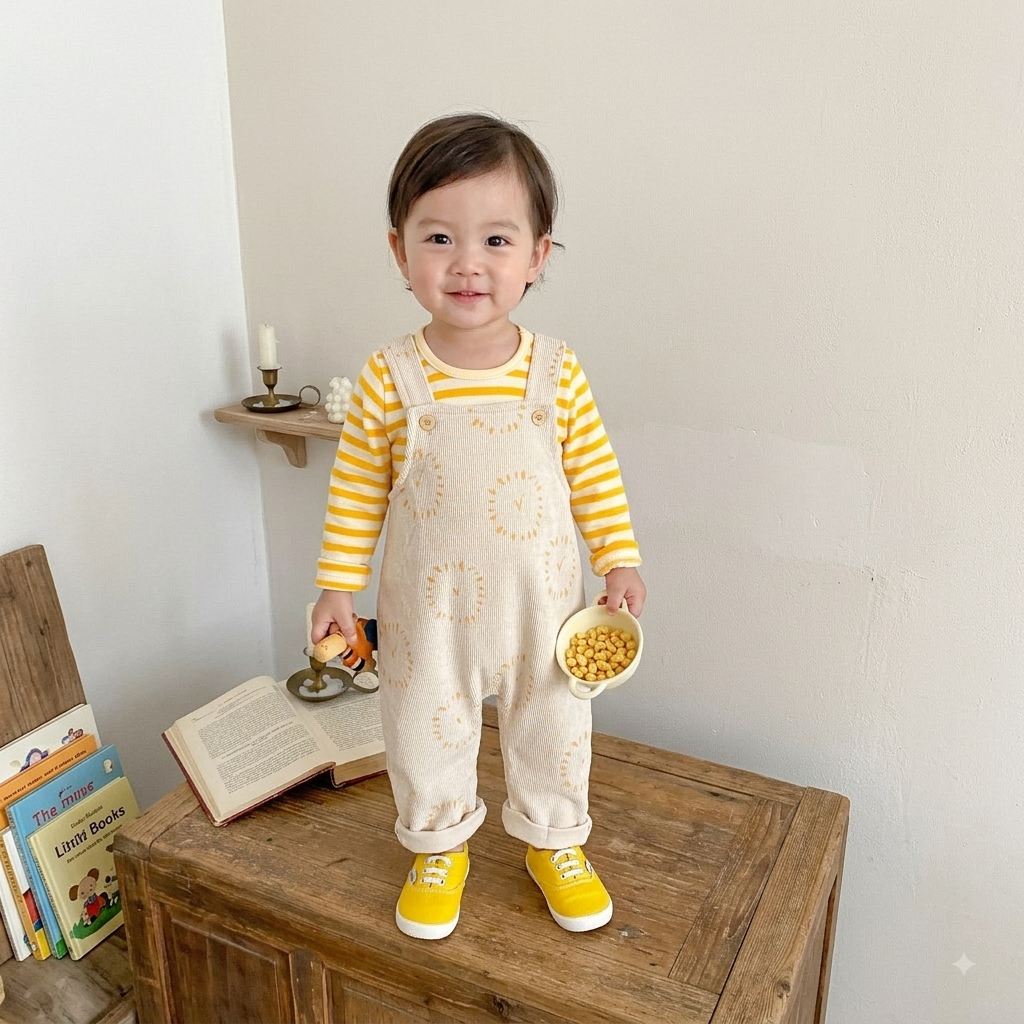 Cute Casual Baby Striped Top